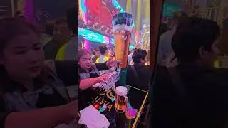 5 Litter Beer Tower | Thai Beer Chang I Jalwa Club Pattaya | Indian Club