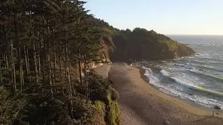 Fogarty Creek Beach 4K Drone