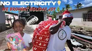 THEY STILL HAVE NO ELECTRICITY! BUT WE BROUGHT HOLIDAY JOY! ///BEINGCARLANTHONY//CHARITY//