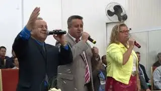 Amilton e Marlene na 23ª convenção nacional dos Gideões/RS. marca de um, combatente.