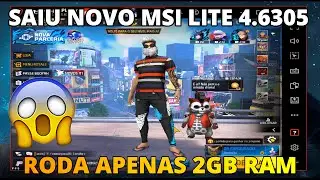 MELHOR EMULADOR PARA PC FRACO 2GB RAM MSI LITE 4.6305 😱 DICAS + CONFIGURA&Ccedil;&Otilde;ES FREEFIRE 🚀