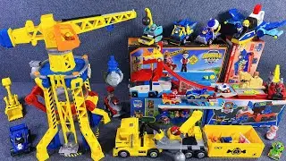 15 Minutes Satisfying with Unboxing，Paw Patrol: Little Gravel Engineering Family ASMR | Review Toys