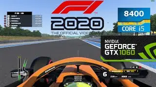 F1 2020 | GTX 1060 6GB + i5 8400 | Sunny and Rainy Benchmark [High 1080p]