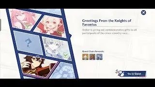 Genshin Impact (Greetings From the Knights of Favonius)