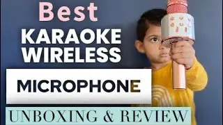 BEST kids Wireless Karaoke MICROPHONE | Bluetooth Microphone | Best for Kids & parties #kids #party