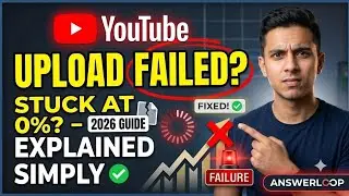 How to Fix YouTube Upload Failed & Stuck Processing Problem (2026 Guide)