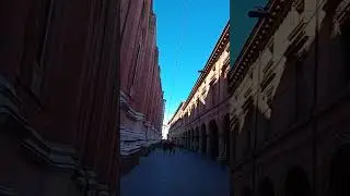 Ancient catholic cathedral church wall in Bologna italy city centre #ancientarchitecture #tourism 