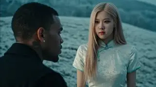 Chris Brown ft. Ros&eacute; &mdash; Neon Goodbyes  | Lyrics Video 