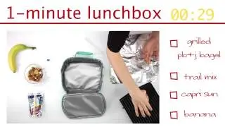 How to Pack a PB&J Bagel Lunchbox in One Minute | MyRecipes