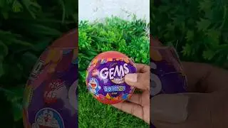 Gems ball  Unwrapping| Super Satisfying ASMR#chocolate #testy #shortvideo #vairal #trending
