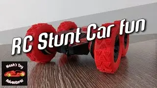 RC Stunt Car fun review | Noah's Toy Adventures | remote control car fun