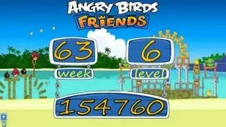 Angry Birds Friends Tournament Week 63 Level 6 High Score 154 K facebook