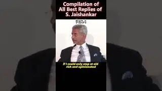 3 best comebacks by S. Jaishankar to the West Part-1 #compilation #shorts #viral