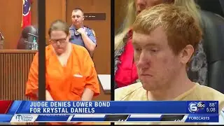 Judge denies lower bond for Krystal Daniels
