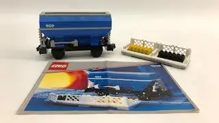 LEGO Train 9V - Blue Hopper Car/4536 - vintage speed build
