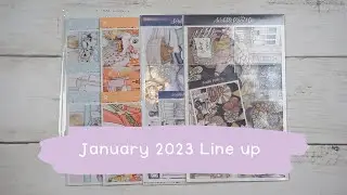 January 2023 Kit Line Up // ScribblePrintsCo and OKPLANS