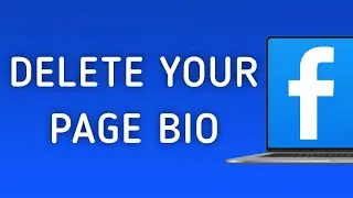 How To Delete Your Page Bio On Facebook App On PC (New Update)