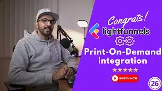 Lightfunnels:  All in one Print-On-Demand integration