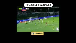 O 2&deg; gol do Mirassol contra o S&atilde;o Paulo #shorts