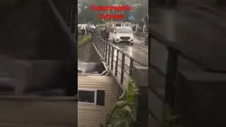 House Damage by Huge Flood in Norway