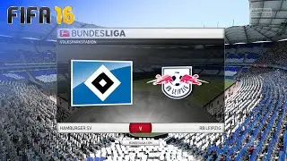 FIFA 16 - Hamburger SV vs. RB Leipzig @ Volksparkstadion (Season '16/'17)