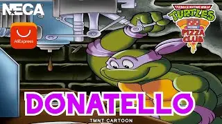 💜🐢 UNBOXING 🍕 DONATELLO DOES MACHINES! Pizza Club NECA TMNT CARTOON