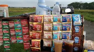 update jualan sore kali ini alhamdulillah hujan reda, baru sampai sudah ditungguin bocil #starling
