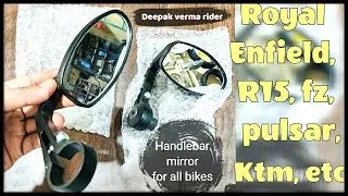 Bar end mirror for Royal Enfield | handlebar mirror for all bikes
