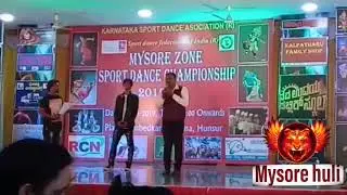 Mysore huli Ajay ,  Me 1st time judgement in Karnataka sport dance championship hunsur.