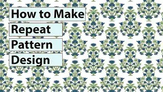 Naheed Usman; Textile Designer - Artist repeat pattern design
