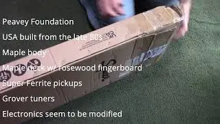 Peavey Foundation Unboxing | Lofi ASMR | Unintentional ASMR
