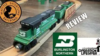 Обзор паровоза-спасателя Whittle Shortline Burlington Northern Operation и вагонов-хопперов BN