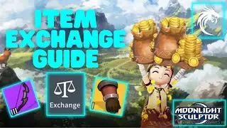Complete Item Exchange Guide! Understand the Market! Moonlight Sculptor MMO!
