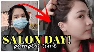SALON DAY! NEW HAIR COLOR + GETTING MY NAILS DONE! | IVY DIAZ