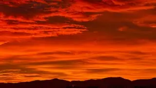 A sunrise out of this planet