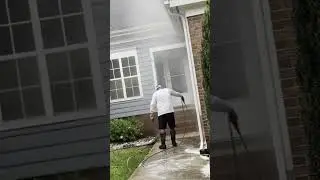 Walkway Pressure Washing Transformation 💦 | Satisfying Before & After #Shorts #PressureWashing
