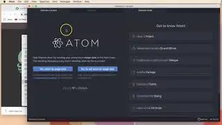 Установить Atom в macOS