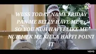 Intence  - Friday Lyrics