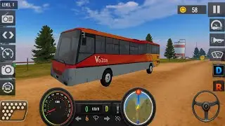 Real City Euro UK Luxury Bus Simulator Coach Bus Driving Simulator 3D Game #1 - Android Gameplay