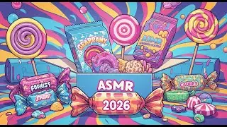 Satisfying Video Asmr Unboxing GIANT Rainbow Lollipop with Yummy Sweets Chocolate and candy Cutting.
