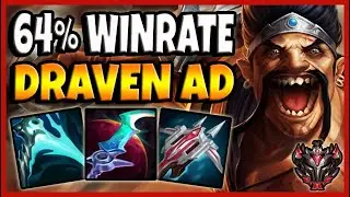 Draven ADC vs Jhin / KR Grandmaster / Patch 12.4 / Season 12 [ 15 / 5 / 7 ] ✅