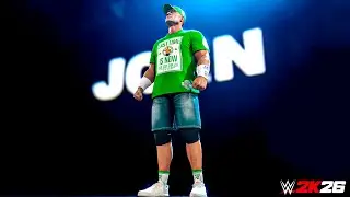 WWE 2K26: John Cena Entrance, Finshers, & Victory Concpet!