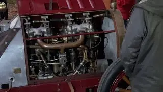 Fiat 130 HP 16 Litre Engine Startup - Hyde Park 2024