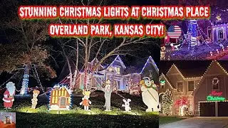 Stunning X-mas Lights at Christmas Place | Terrace Place Subdivision |Overland Park, Kansas City! 🇺🇸