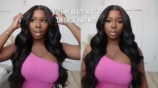 Easy Glueless HD Wig Install |The Most Voluminous Body Wave Wig Curl Tutorial ft. WestKiss Hair