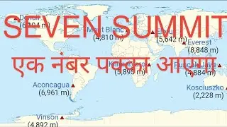 SEVEN SUMMIT 👍#EDUCATIONCENTER #CONTINENTS #SEVENSUMMITS
