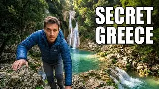 Hidden Wonders of Polylimnio Waterfalls in 4k!