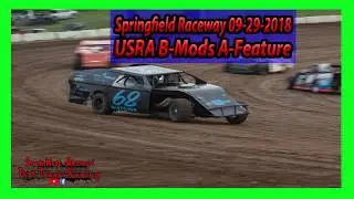 USRA B-Modifieds A-Main - Springfield Raceway - Springfield Raceway 9-29-2018