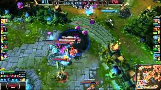 Alliance Tabzz Lucian VS CW Woolite Twitch Highlights {Epic}   2014 EU LCS Summer W5D2 MUST SEE