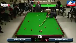 2019 CF Snooker U21 N. VINCENT vs B. OCHOISKI